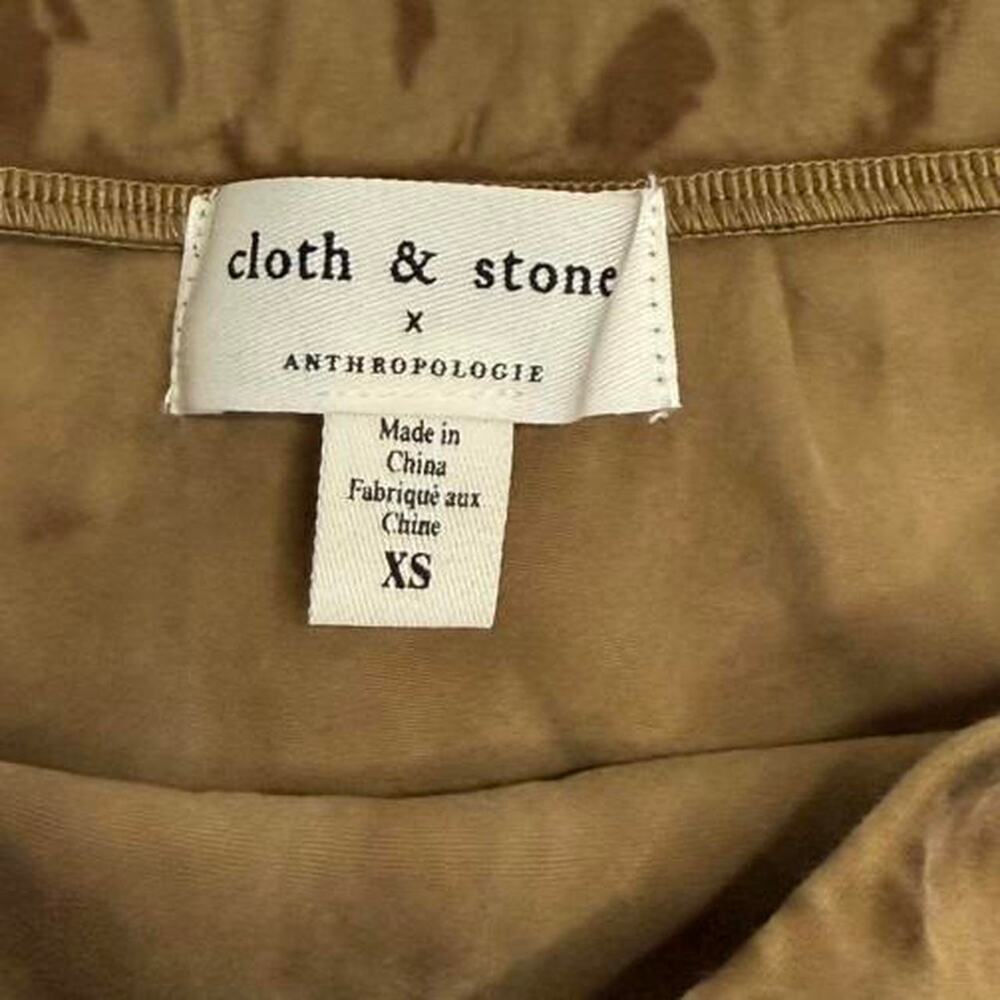 Cloth & Stone Anthropologie Maxi Skirt Women size XS Tie Dye earthy ombré design - Picture 5 of 5